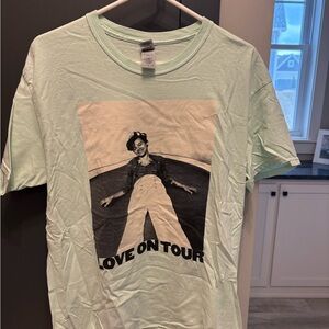 Harry Styles Love on Tour Mint Green T-Shirt